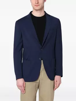 Santaniello однобортный пиджак, синий