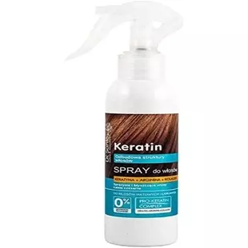 Sante Keratin Спрей для волос для восстановления ломких и блестящих волос 150мл Dr Sant