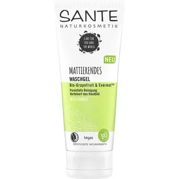 Sante Naturkosmetik Матирующий гель для умывания Органический грейпфрут и Evermat Refines