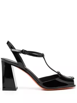 Santoni босоножки Walnuts, черный