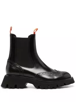 Santoni ботинки челси, черный