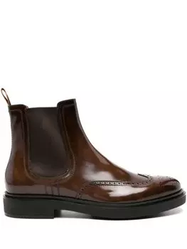 Santoni ботинки челси, коричневый