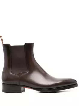 Santoni ботинки челси, коричневый