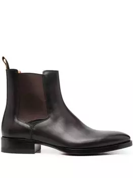 Santoni ботинки Eugene Chelsea, красный