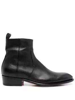 Santoni ботинки на молнии, черный