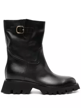 Santoni ботинки на молнии, черный