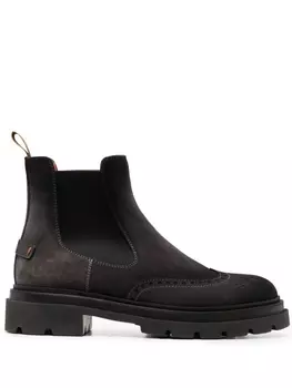 Santoni ботинки с эластичными вставками, серый