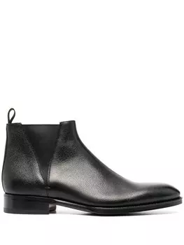 Santoni ботинки с миндалевидным носком, черный