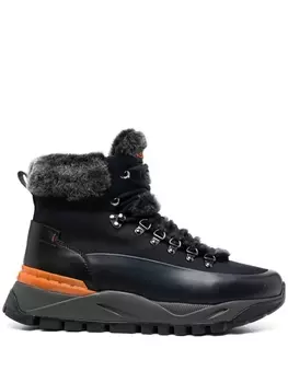 Santoni ботинки с овчиной, синий