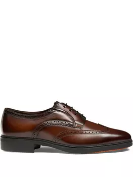 Santoni броги Easy, коричневый