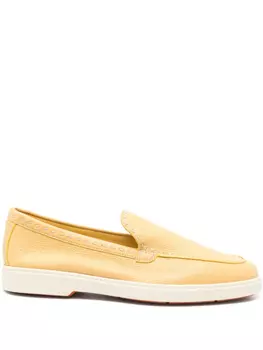 Santoni кожаные лоферы, желтый