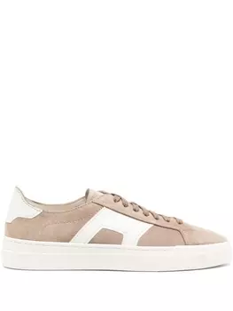 Santoni кроссовки Double Buckle, нейтральный цвет