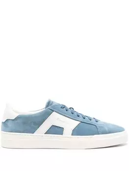 Santoni кроссовки Double Buckle, синий