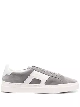 Santoni кроссовки на шнуровке, серый