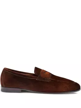 Santoni лоферы Carlo, коричневый