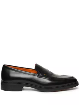 Santoni лоферы Easy, черный
