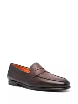 Santoni мокасины Карлоса, коричневый
