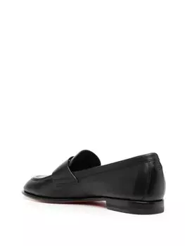Santoni пенни-лоферы, черный