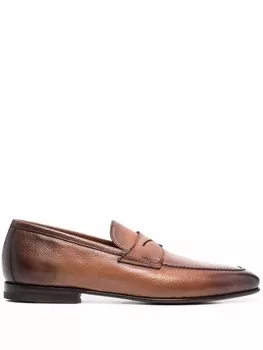 Santoni пенни-лоферы, коричневый