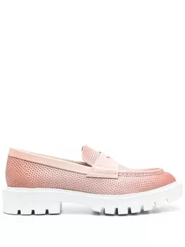 Santoni пенни-лоферы, розовый