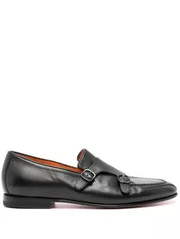 Santoni туфли монки, черный