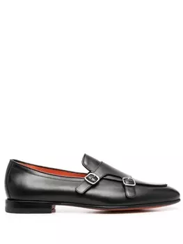 Santoni туфли монки, черный