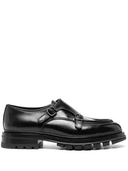 Santoni туфли монки, черный