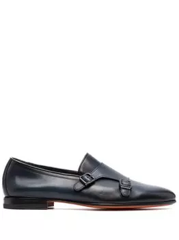Santoni туфли монки Dolorous, синий