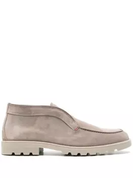 Santoni замшевые сапоги, серый