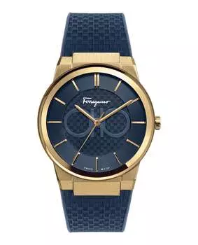 Сапфировые часы Salvatore Ferragamo, цвет blue/ip yellow gold/blue-sfhp00220