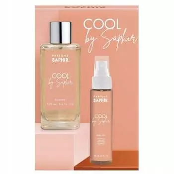 Saphir Cool Pour Femme set EDP spray 100 мл + дымка для волос 75 мл