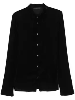 SAPIO бархатная рубашка, черный