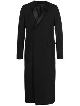 SAPIO двубортное пальто миди, черный