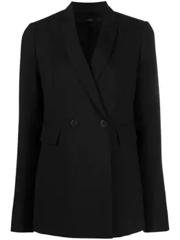 SAPIO двубортный блейзер, черный