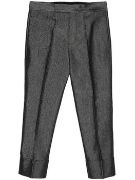 SAPIO джинсы из ткани ламе, черный