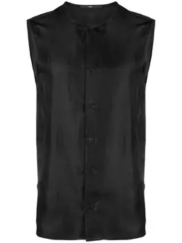 SAPIO рубашка без рукавов, черный