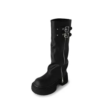 Сапоги AIQINISHA Knee-high Boots Women's, коричневый