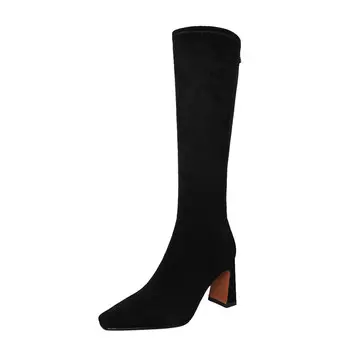 Сапоги AIQINISHA Knee-high Boots Women's, цвет Apricot