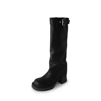 Сапоги AIQINISHA Knee-high Boots Women's, коричневый