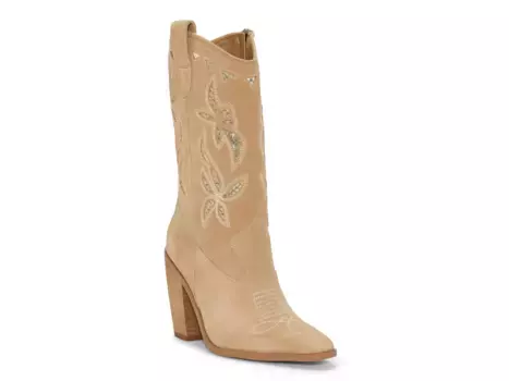 Сапоги Alisah Cowboy Boot Vince Camuto, серо-коричневый