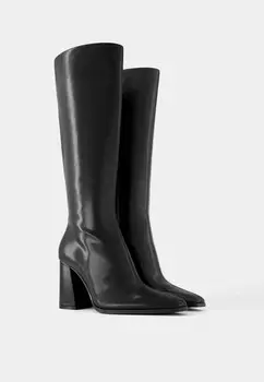 Сапоги Bershka, черный