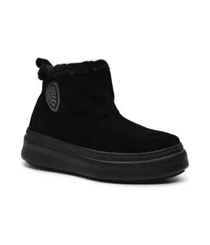 Сапоги Blauer кожаные зимние, черный