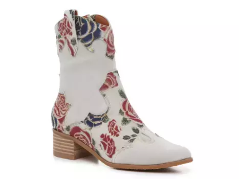 Сапоги Blayne Western Boot L'Artiste By Spring Step, цвет lightgrey_red_multicolorfloralprint