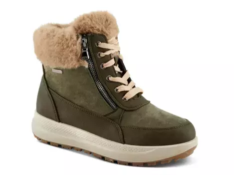 Сапоги Burrell Waterproof Snow Boot Flexus By Spring Step, темно-зеленый/оливковый