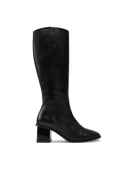 Сапоги Calvin Klein Heel Knee Boot 50 W/Ml Lth HW0HW02321, черный