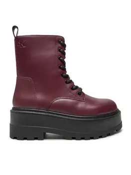 Сапоги Calvin Klein Jeans, бургундия