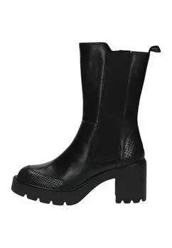 Сапоги Caprice, черный меланж