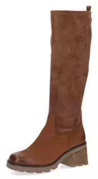 Сапоги Caprice с эластичным текстильным голенищем, цвет Cognac