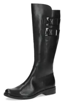 Сапоги Caprice с декоративными пряжками на голенище, черный