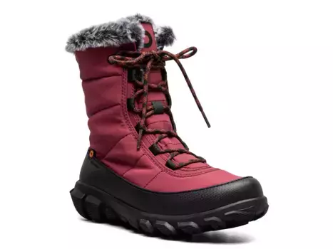 Сапоги Cedar Quilt Snow Boot Bogs, красный
